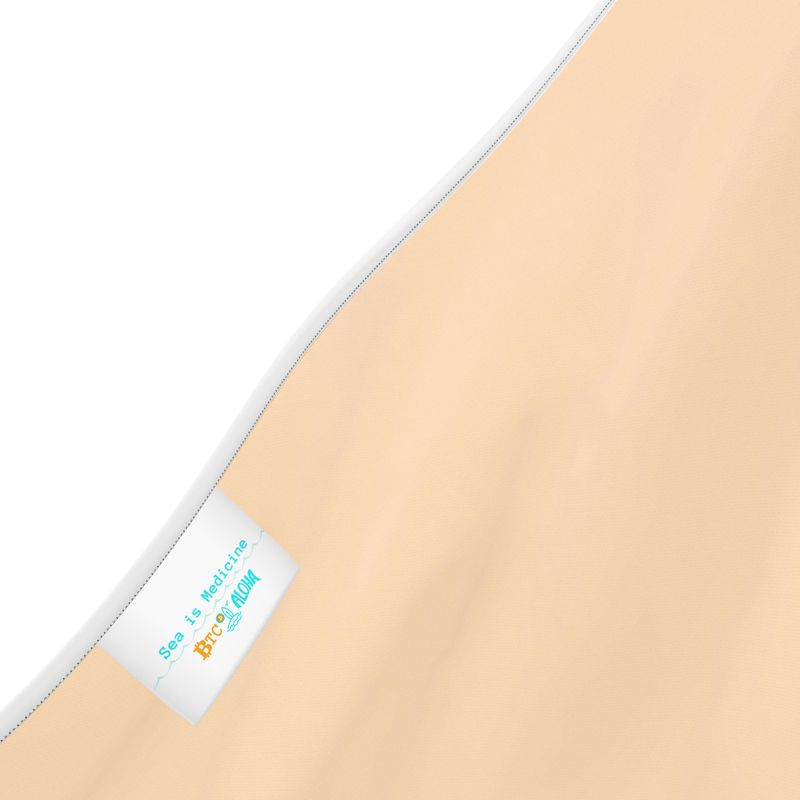 Fix The Money Backless Halter Dress in Orange Silk