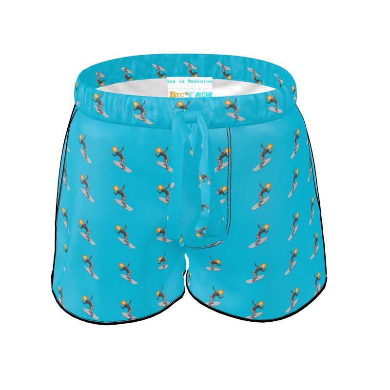 BTC Surfer Luxurious 100% Silk Pajama Shorts