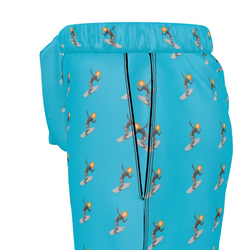 BTC Surfer Luxurious 100% Silk Pajama Shorts