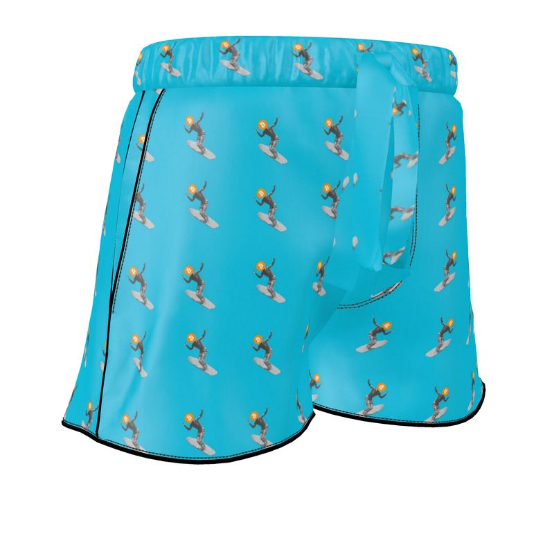 BTC Surfer Luxurious 100% Silk Pajama Shorts