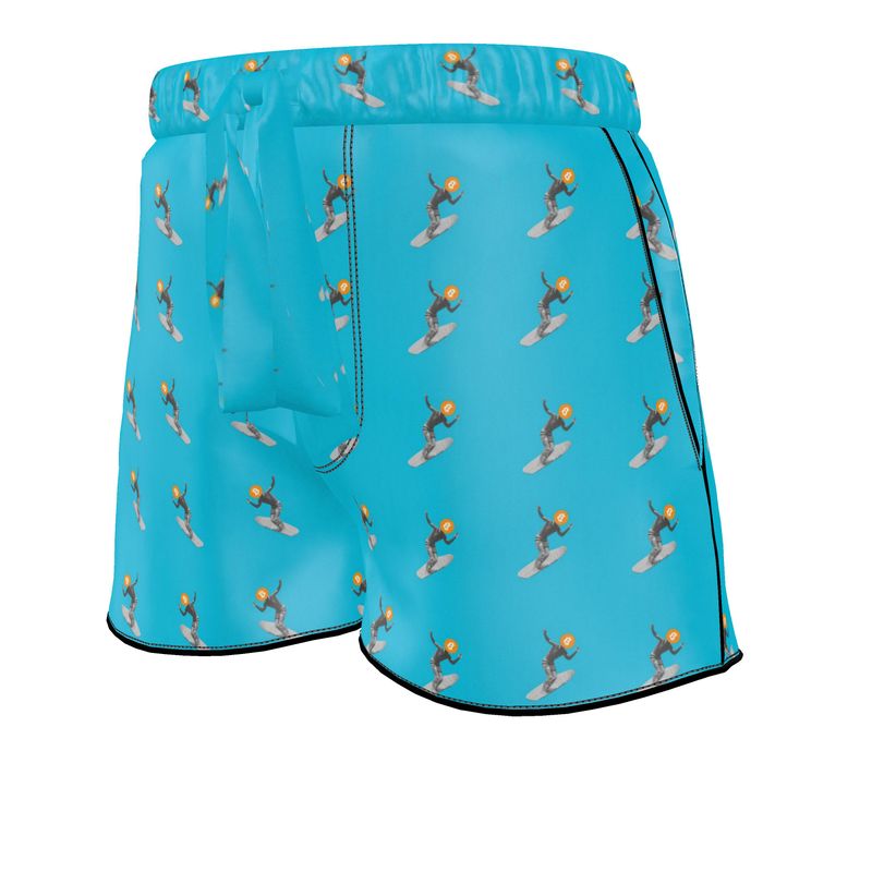 BTC Surfer Luxurious 100% Silk Pajama Shorts