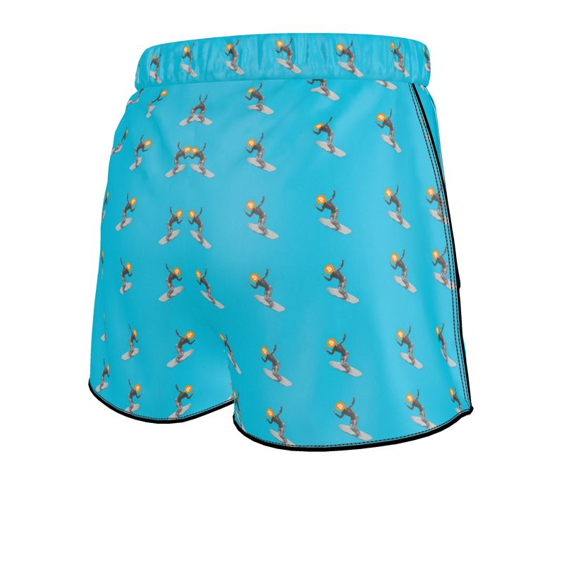 BTC Surfer Luxurious 100% Silk Pajama Shorts