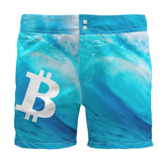 Ride the Wave BTC Boardshorts