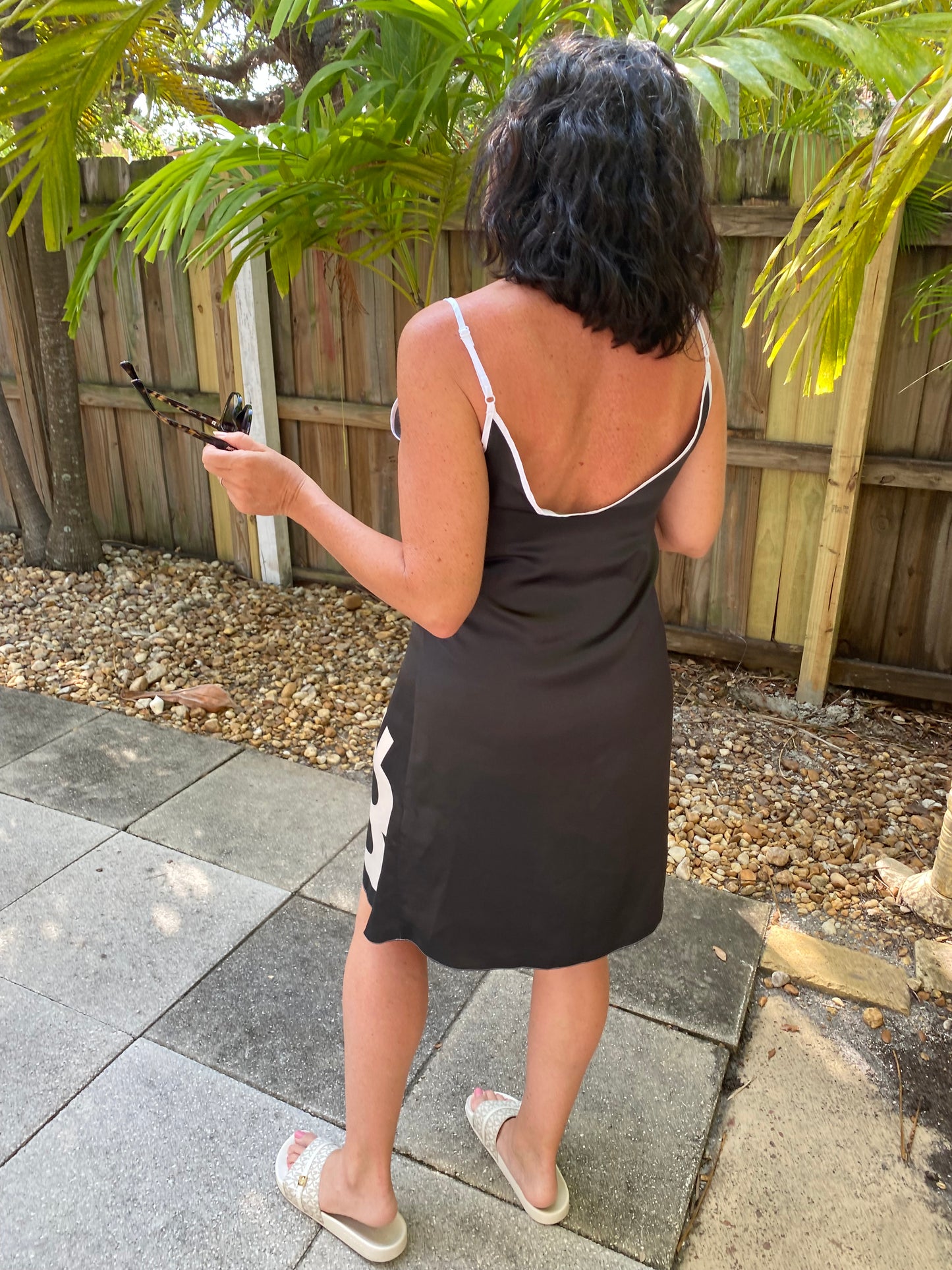 LBBD Little Black Bitcoin Dress - mini silk with adjustable straps