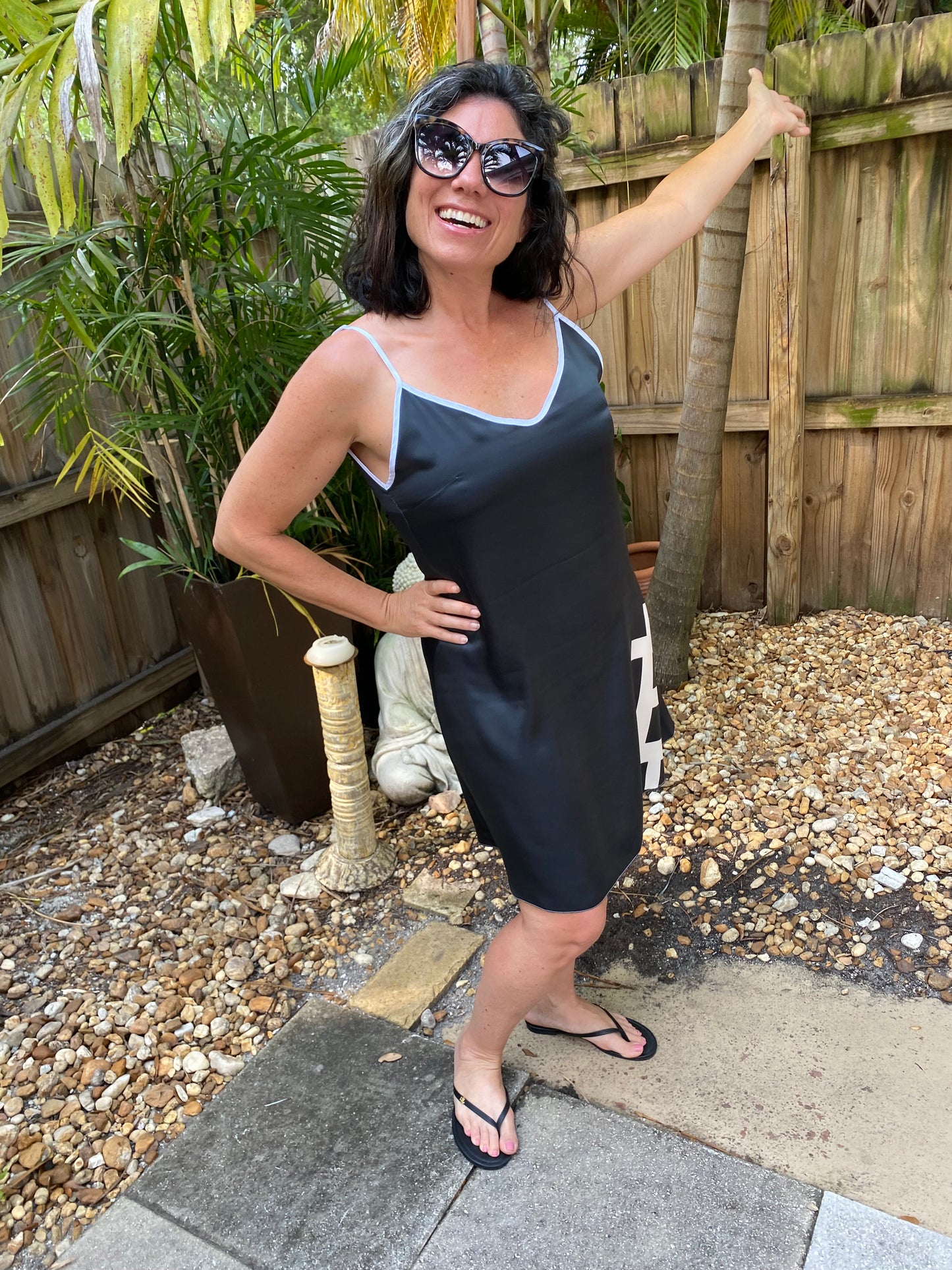 LBBD Little Black Bitcoin Dress - mini silk with adjustable straps