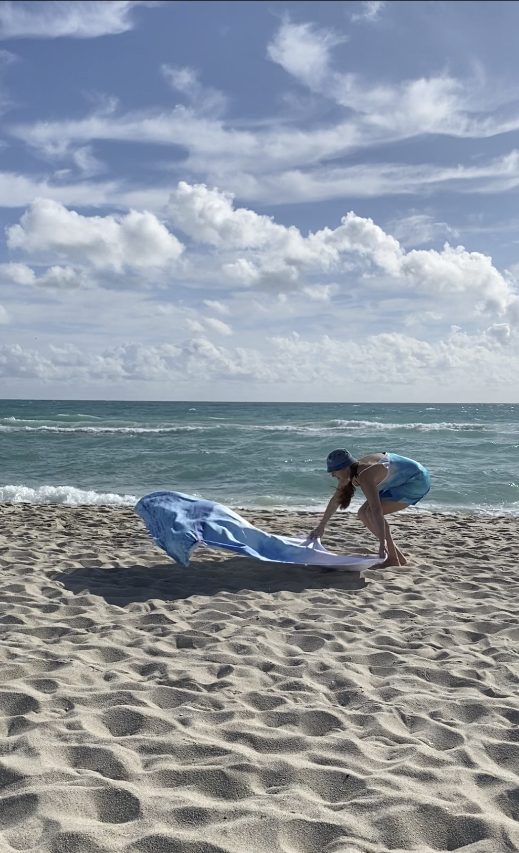 Giant Catch the Blue Bitcoin Wave, Luxury MicrofiberTowel