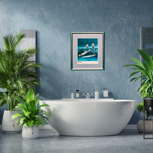 Wipeout! Limited Edition Archival Custom Framed Print 2/2 Museum Glass